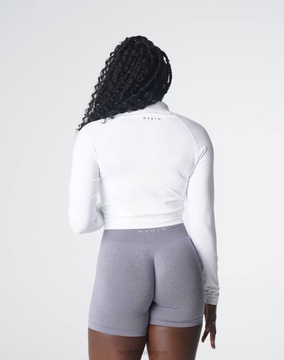 0LFV112 blanc aptitude NVGTN femmes divine fermeture éclair sans couture