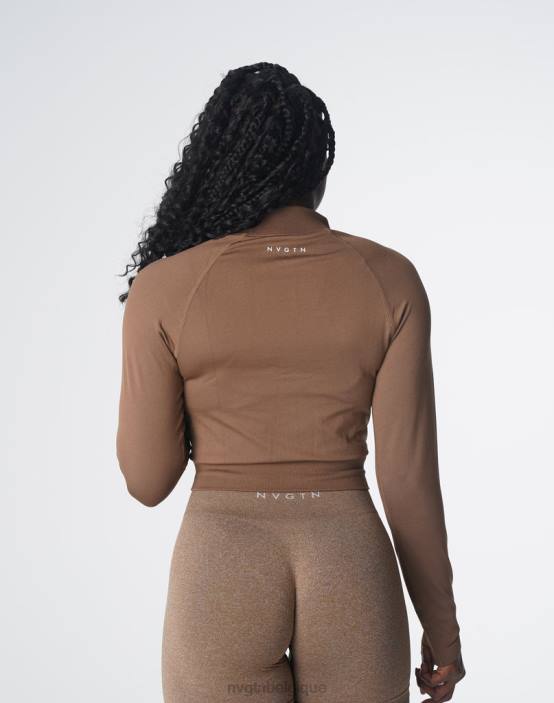 0LFV113 moka aptitude NVGTN femmes divine fermeture éclair sans couture