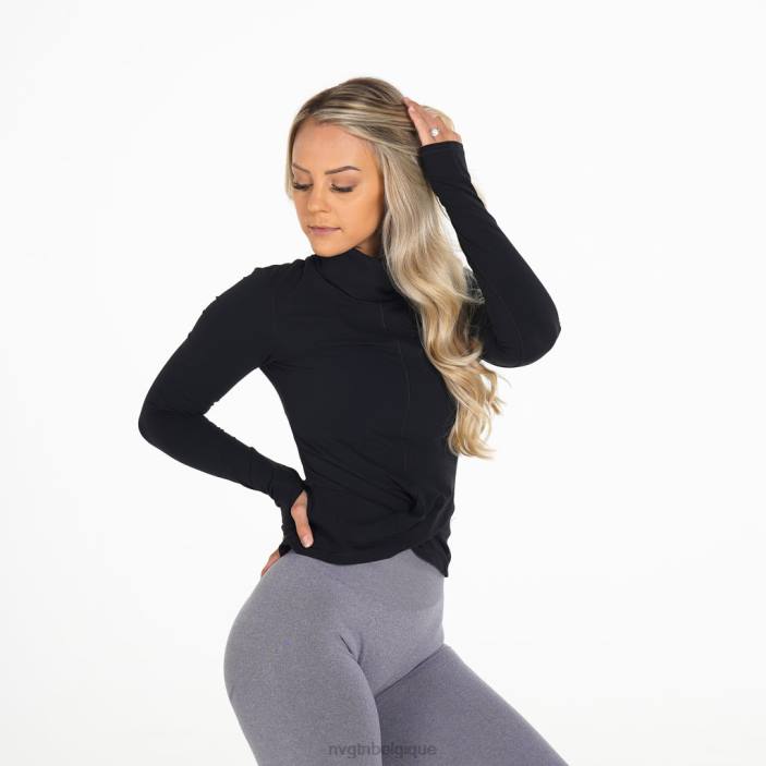 0LFV270 noir aptitude NVGTN femmes pull de mise au point