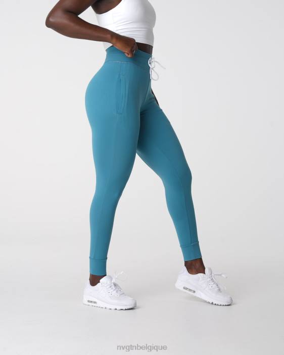0LFV702 bleu acier aptitude NVGTN femmes joggers