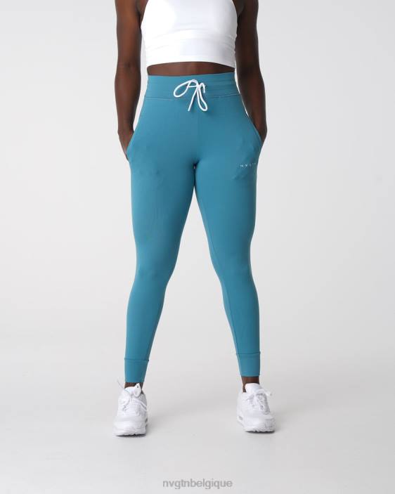 0LFV702 bleu acier aptitude NVGTN femmes joggers