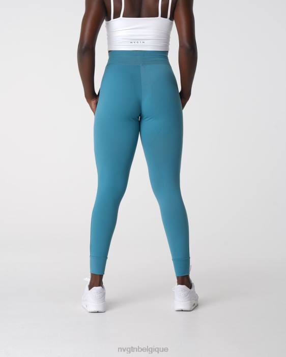 0LFV702 bleu acier aptitude NVGTN femmes joggers