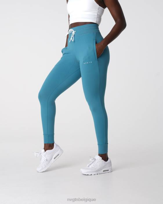 0LFV702 bleu acier aptitude NVGTN femmes joggers