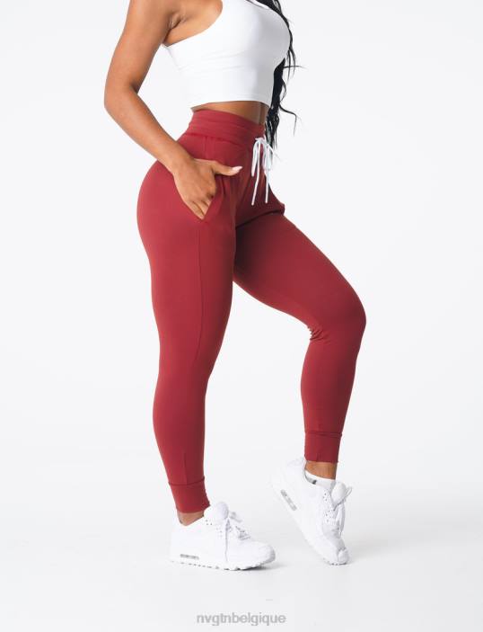 0LFV705 bordeaux aptitude NVGTN femmes joggers