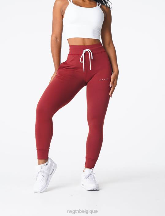 0LFV705 bordeaux aptitude NVGTN femmes joggers