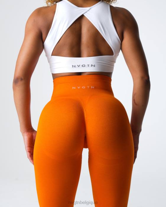 0LFV489 mandarin aptitude NVGTN femmes legging sans couture contour 2.0