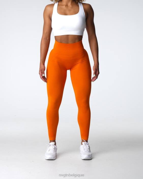 0LFV489 mandarin aptitude NVGTN femmes legging sans couture contour 2.0