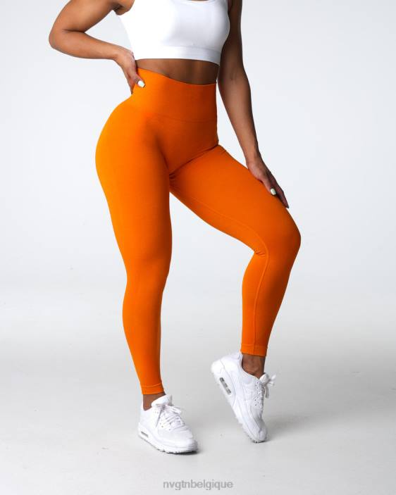 0LFV489 mandarin aptitude NVGTN femmes legging sans couture contour 2.0