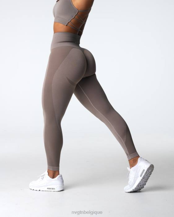 0LFV491 taupe aptitude NVGTN femmes legging sans couture contour 2.0