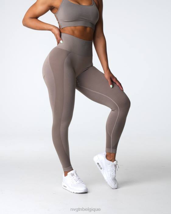 0LFV491 taupe aptitude NVGTN femmes legging sans couture contour 2.0