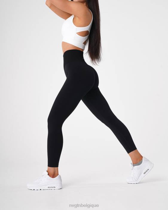 0LFV495 noir aptitude NVGTN femmes leggings solides sans couture
