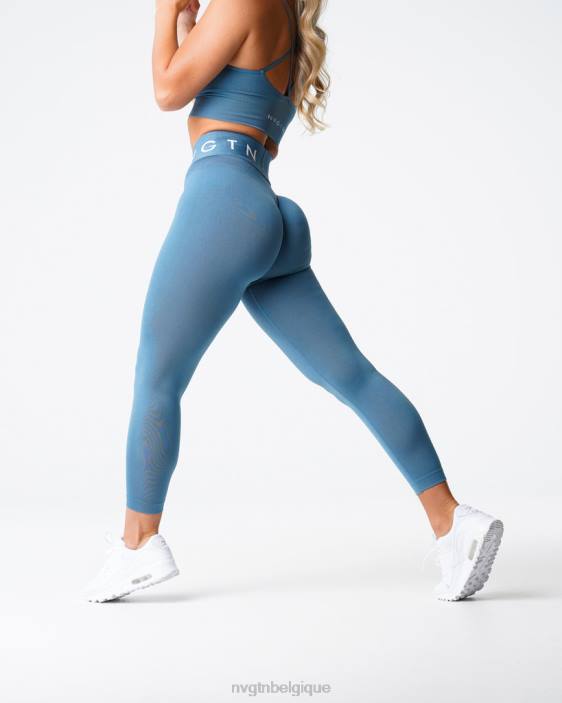 0LFV498 pierre bleue aptitude NVGTN femmes leggings de sport sans couture