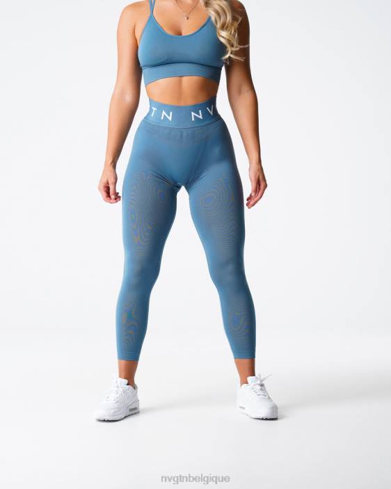 0LFV498 pierre bleue aptitude NVGTN femmes leggings de sport sans couture