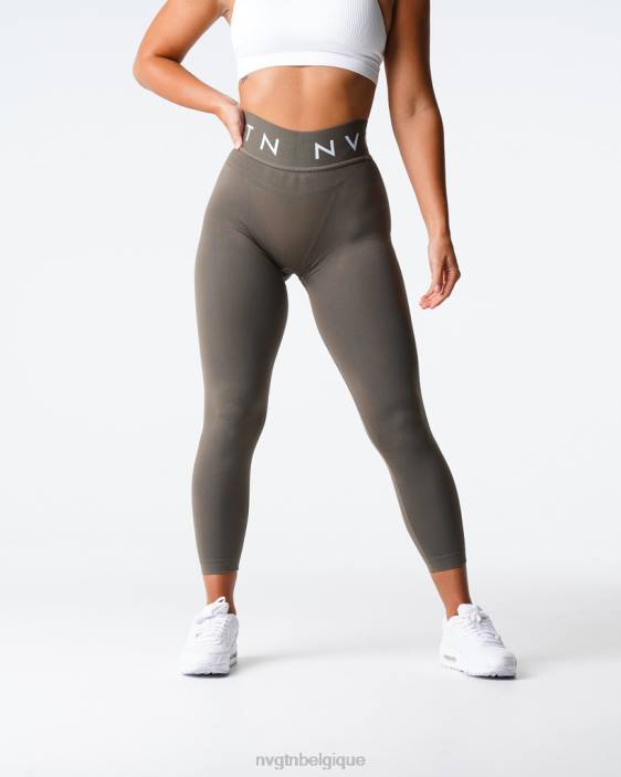 0LFV499 olive aptitude NVGTN femmes leggings de sport sans couture