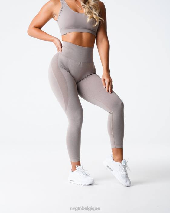 0LFV504 taupe aptitude NVGTN femmes legging contour sans couture