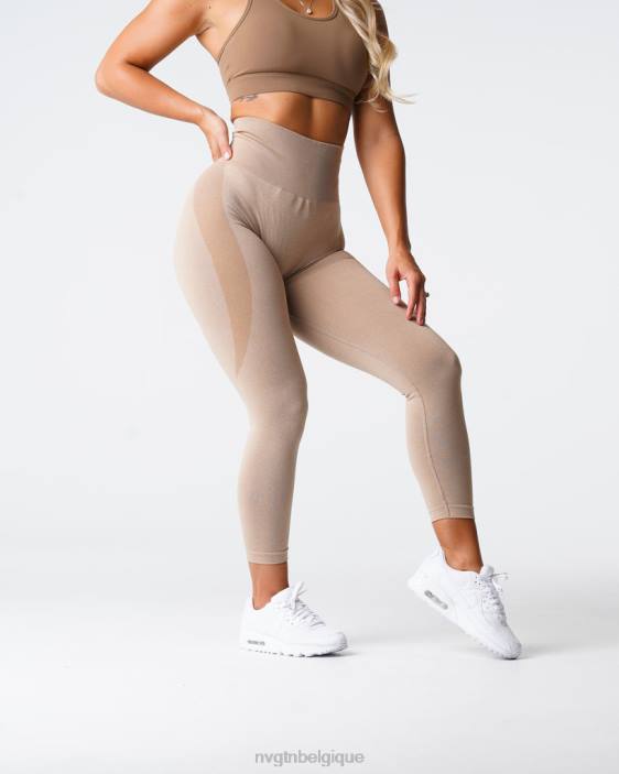 0LFV509 beige aptitude NVGTN femmes legging contour sans couture