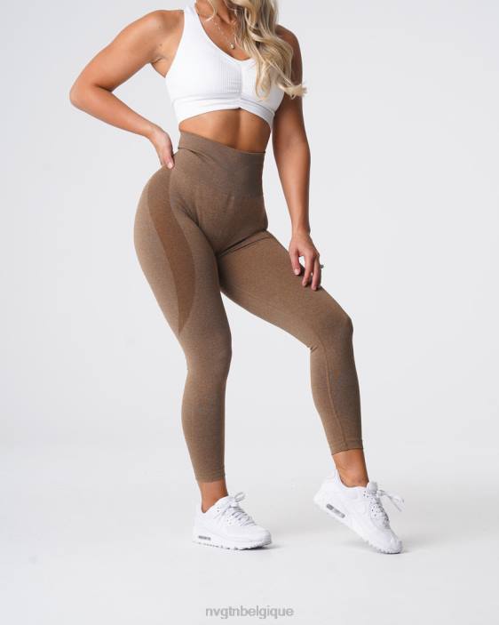 0LFV510 moka aptitude NVGTN femmes legging contour sans couture