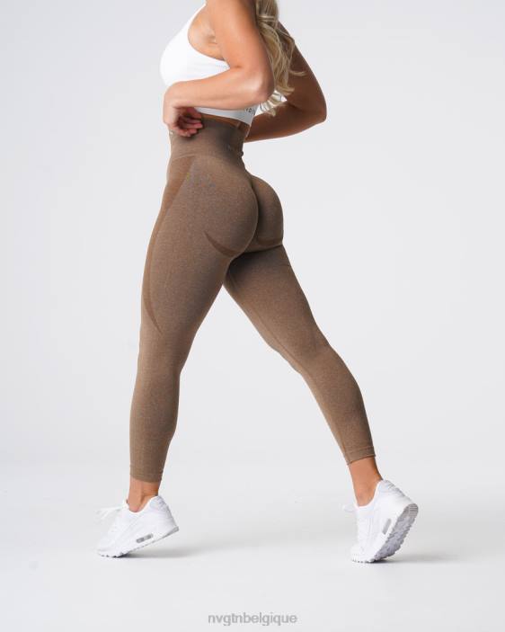 0LFV510 moka aptitude NVGTN femmes legging contour sans couture