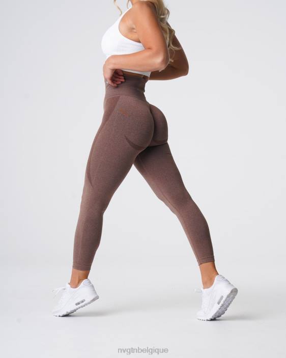 0LFV511 cacao aptitude NVGTN femmes legging contour sans couture