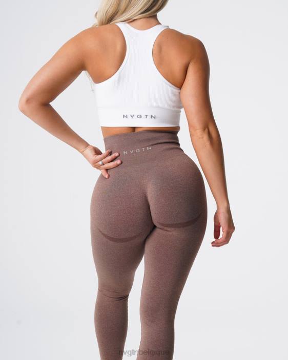 0LFV511 cacao aptitude NVGTN femmes legging contour sans couture
