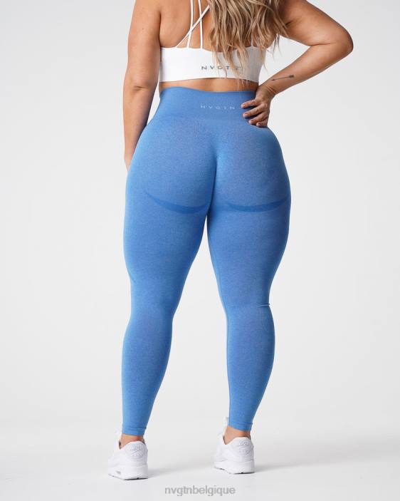 0LFV512 océan bleu aptitude NVGTN femmes legging contour sans couture