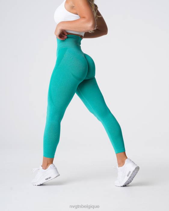 0LFV513 turquoise aptitude NVGTN femmes legging contour sans couture