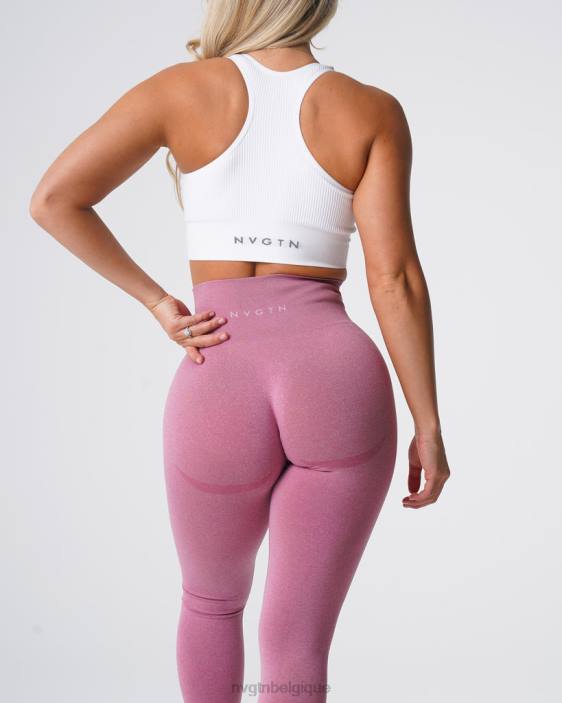 0LFV521 rose pastel aptitude NVGTN femmes legging contour sans couture