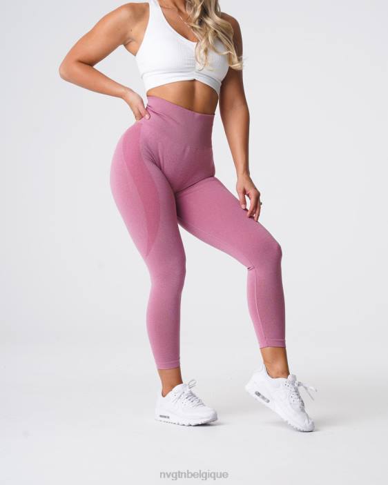 0LFV521 rose pastel aptitude NVGTN femmes legging contour sans couture