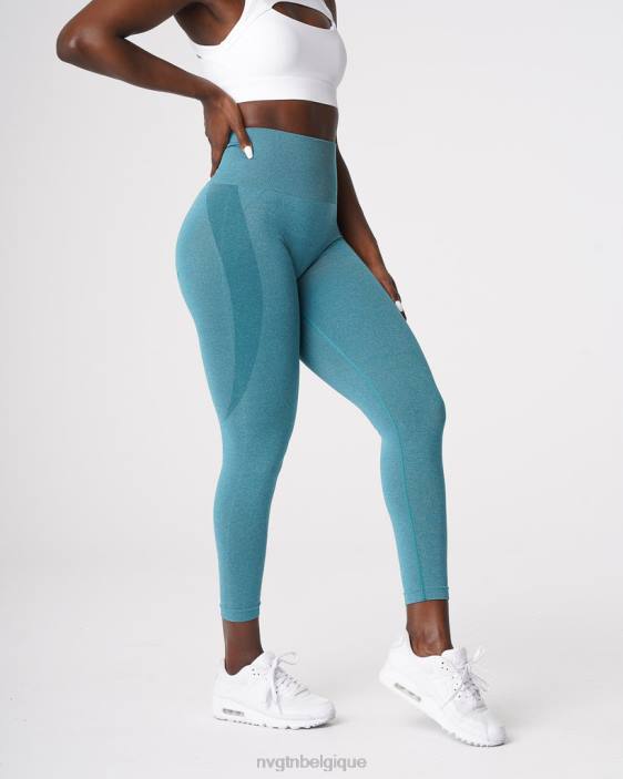 0LFV534 sarcelle aptitude NVGTN femmes legging contour sans couture