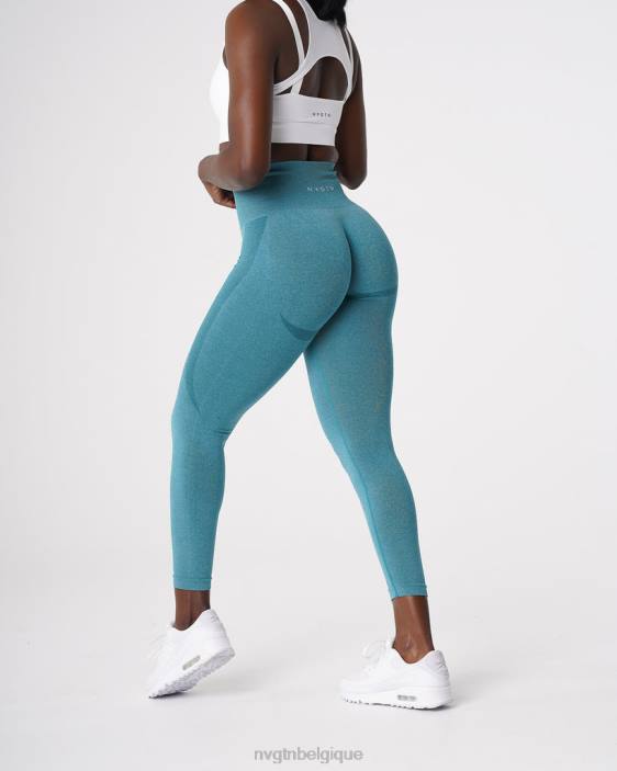 0LFV534 sarcelle aptitude NVGTN femmes legging contour sans couture