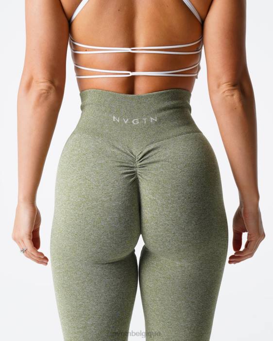0LFV540 prairie aptitude NVGTN femmes legging froissé sans couture