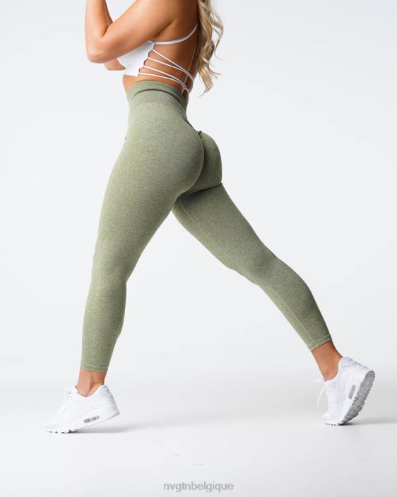 0LFV540 prairie aptitude NVGTN femmes legging froissé sans couture
