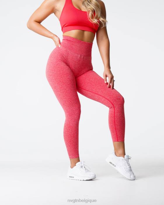 0LFV541 pomme de bonbon aptitude NVGTN femmes legging froissé sans couture