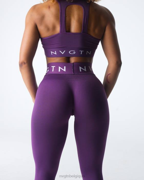 0LFV542 améthyste aptitude NVGTN femmes leggings de sport sans couture