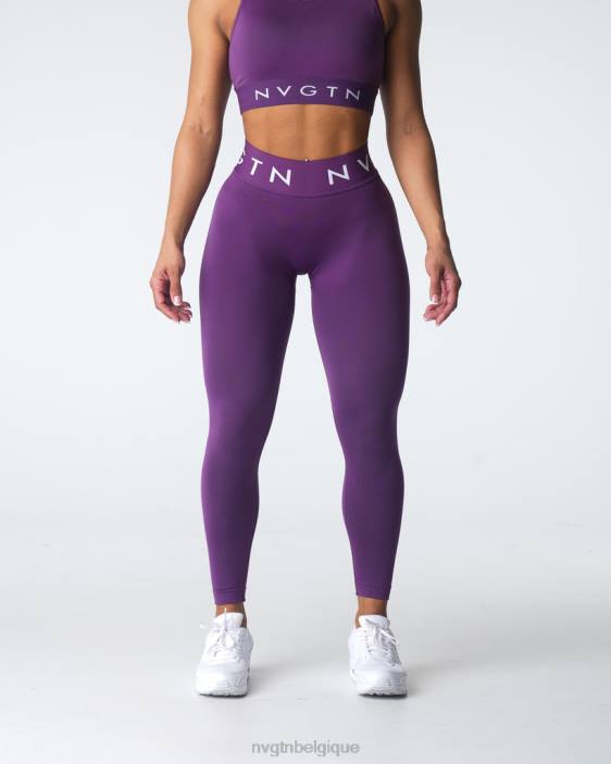 0LFV542 améthyste aptitude NVGTN femmes leggings de sport sans couture
