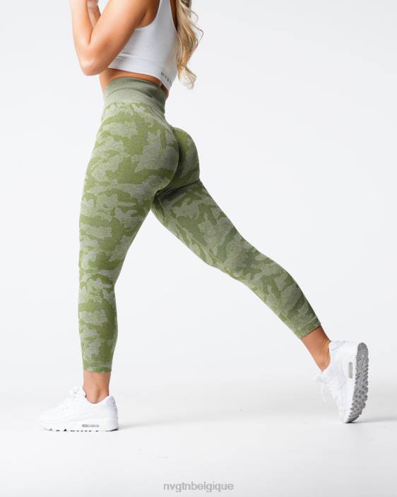 0LFV548 prairie aptitude NVGTN femmes legging camouflage sans couture