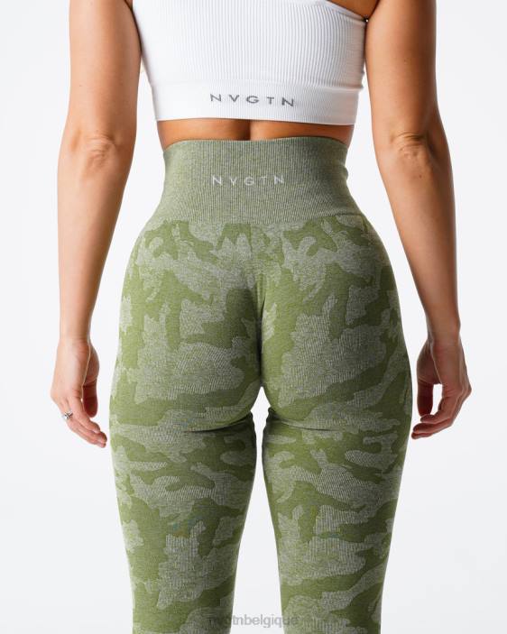 0LFV548 prairie aptitude NVGTN femmes legging camouflage sans couture