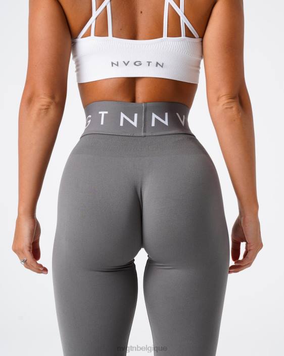 0LFV553 charbon aptitude NVGTN femmes leggings de sport sans couture