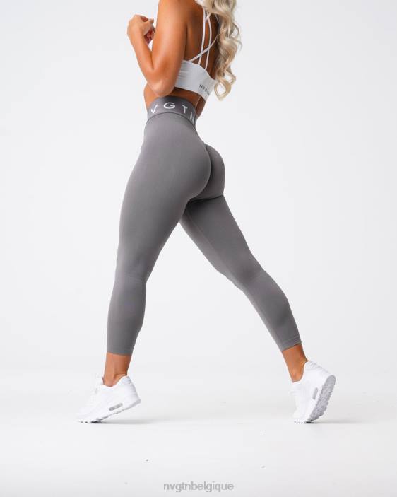 0LFV553 charbon aptitude NVGTN femmes leggings de sport sans couture