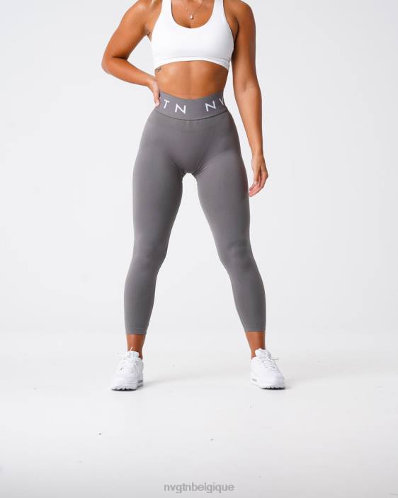 0LFV553 charbon aptitude NVGTN femmes leggings de sport sans couture