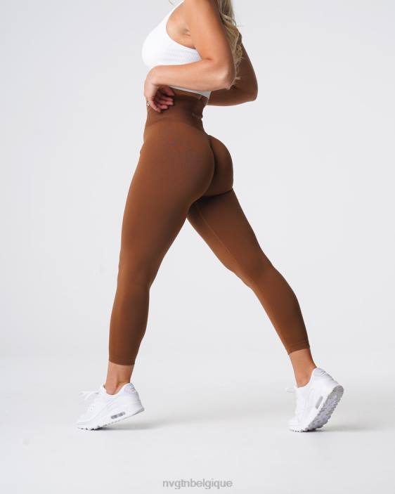 0LFV556 caramel aptitude NVGTN femmes leggings solides sans couture