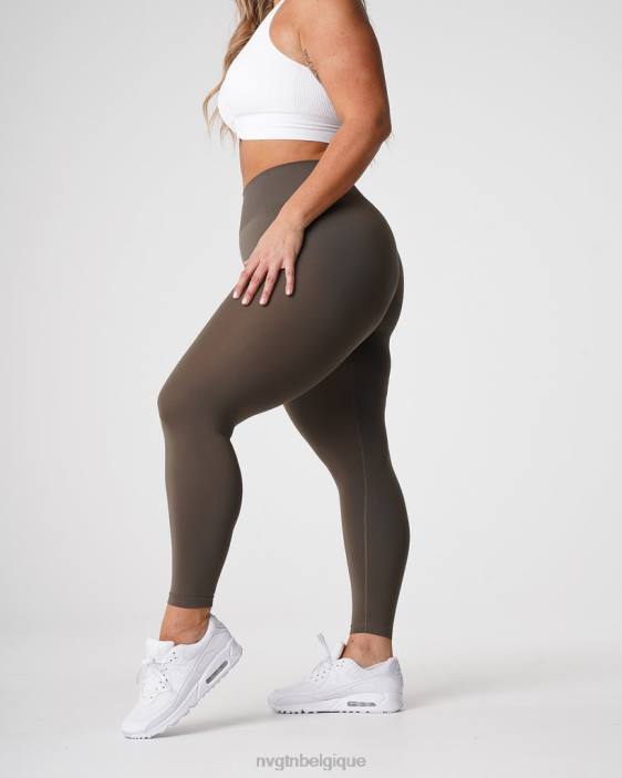 0LFV557 olive aptitude NVGTN femmes leggings solides sans couture
