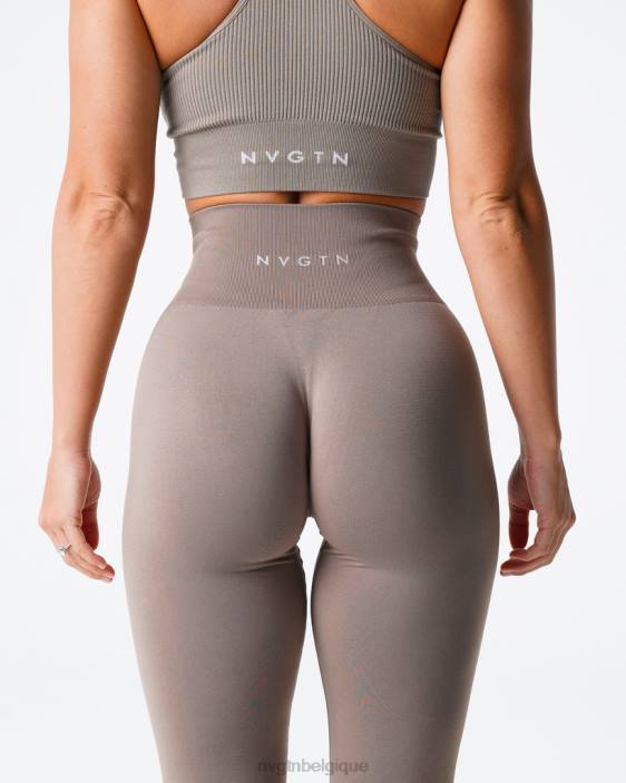 0LFV558 taupe aptitude NVGTN femmes leggings solides sans couture
