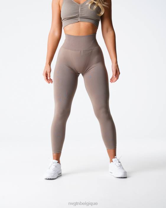 0LFV558 taupe aptitude NVGTN femmes leggings solides sans couture