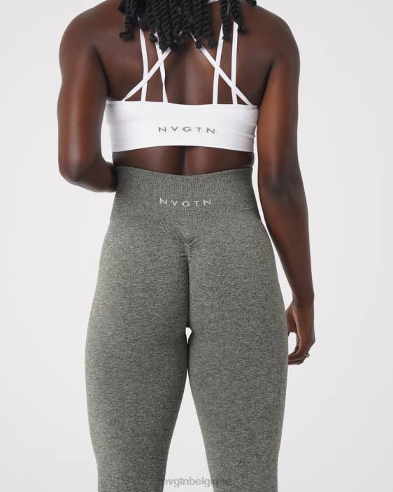 0LFV561 vert kaki aptitude NVGTN femmes legging froissé sans couture