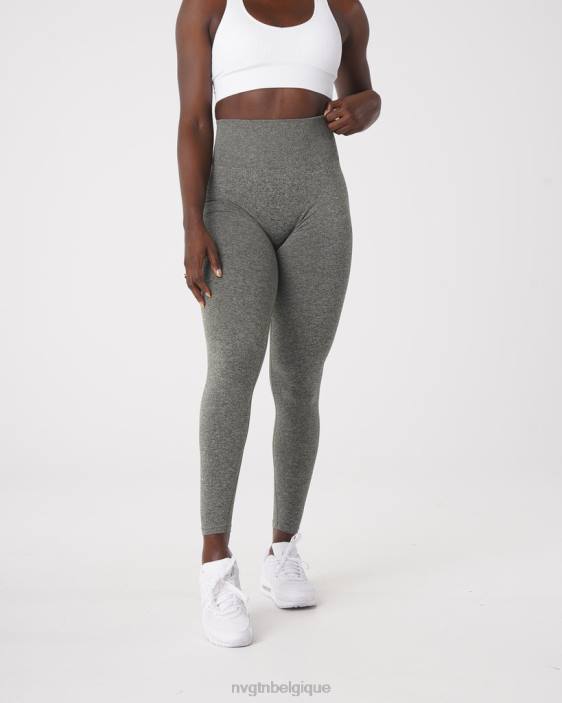 0LFV561 vert kaki aptitude NVGTN femmes legging froissé sans couture