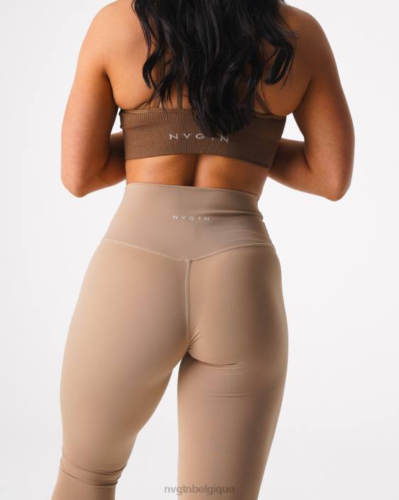0LFV565 latté aptitude NVGTN femmes legging signature 2.0