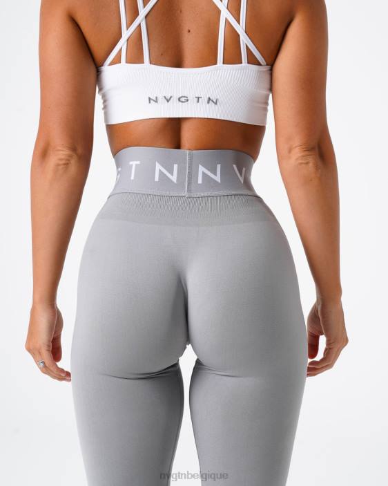 0LFV569 gris clair aptitude NVGTN femmes leggings de sport sans couture