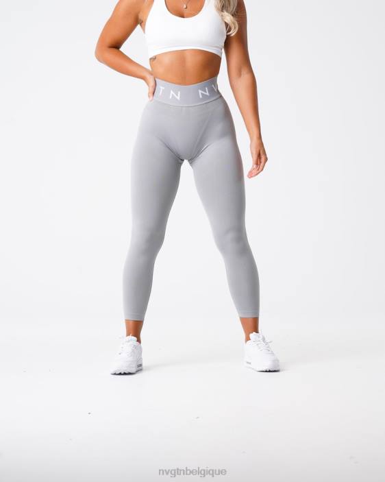 0LFV569 gris clair aptitude NVGTN femmes leggings de sport sans couture