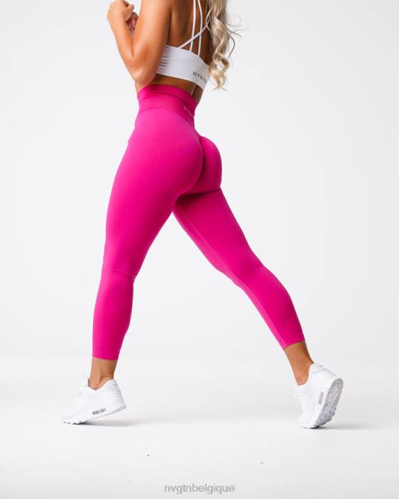 0LFV576 magenta aptitude NVGTN femmes leggings solides sans couture